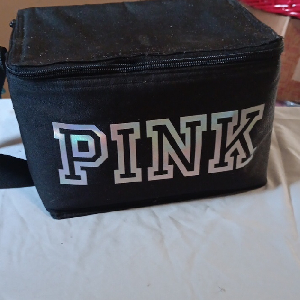 PINK Victoria's Secret Black Cosmetic Bag
